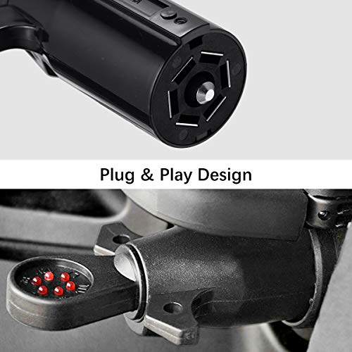 Miady Trailer Wiring Tester, Heavy Duty 7 Pin RV Blade Connector