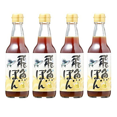 飛魚ぽん 1本360ml 4本セット ゆず果汁入り あごぽん 無添加 万能調味料 島根県海士物産