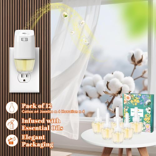 Image of Plug In Air Freshener Refills for Home, 6 Count 3.96 FL OZ