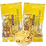 Dried Tofu,Tofu Skin Soy Products,Vegetarian,Handmade Dried Tofu Skin，High-Quality Protein Sources，Suitable For Hot Pot、Stir-Frying、Cooking、salad (2 Pack)