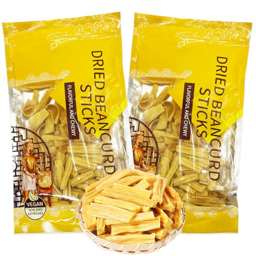 Dried Tofu,Tofu Skin Soy Products,Vegetarian,Handmade Dried Tofu Skin，High-Quality Protein Sources，Suitable For Hot Pot、Stir-Frying、Cooking、salad (2 Pack)