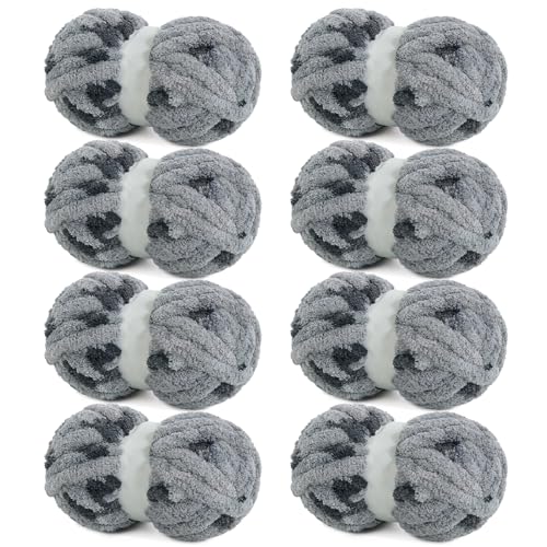 HOMBYS Super Bulky Giant Yarn - Chunky Chenille...
