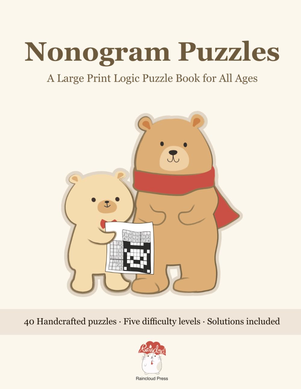 Nonogram Puzzles: A Large Print Logic Puzzle Book for All Ages