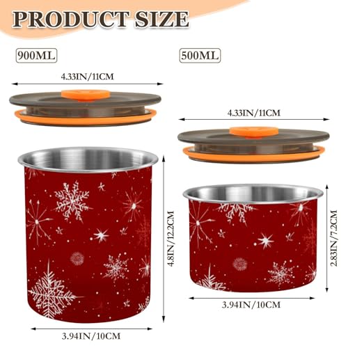 Envase para café acero inoxidable 900ml hermético miniatura 3