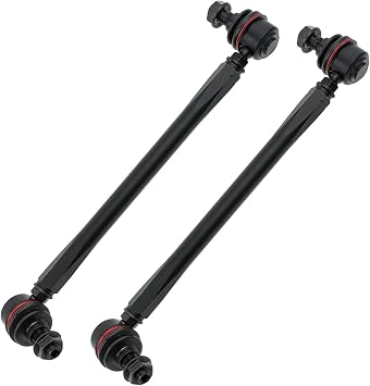 Adjustable Front Stabilizer Bar End Link Kits 275MM-315MM (Total Length Bolt to Bolt), Ball Joint Stud Size 12mm, Aluminum Stabilizer Bar