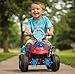 Kid Trax Toddler Marvel's Spider-Man Premium Toddler Quad Ride-On, Kids 18-30 Months, 6V Battery and Charger Included, Max Weight 44 lbs, Red