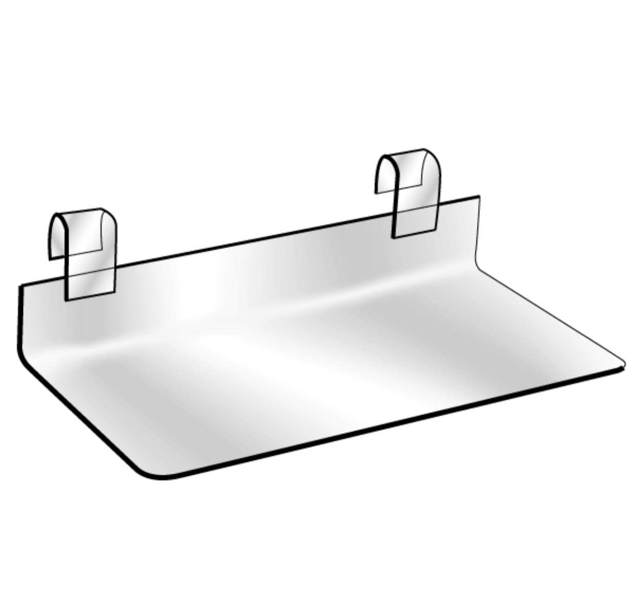 Gridwall Grid Acrylic Shoe Shelves 10