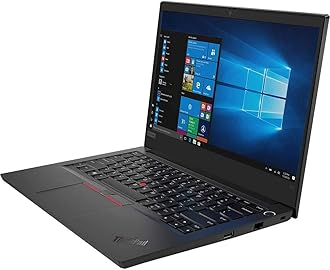 Lenovo ThinkPad E14 14" FHD IPS Business Laptop (AMD Ryzen 6-Core R5-4500U(Beat i7-10510U), 8GB DDR4 RAM, 256GB SSD PCIe M.2 SSD) Type-C, Windows 10 Pro + IST HDMI Cable (Renewed)