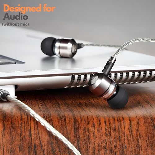 Sephia SP3060 Wired Headphones, Hd Bass Driven Audio, Lightweight Aluminum Wired In Ear Earbud Headphones thumb #3