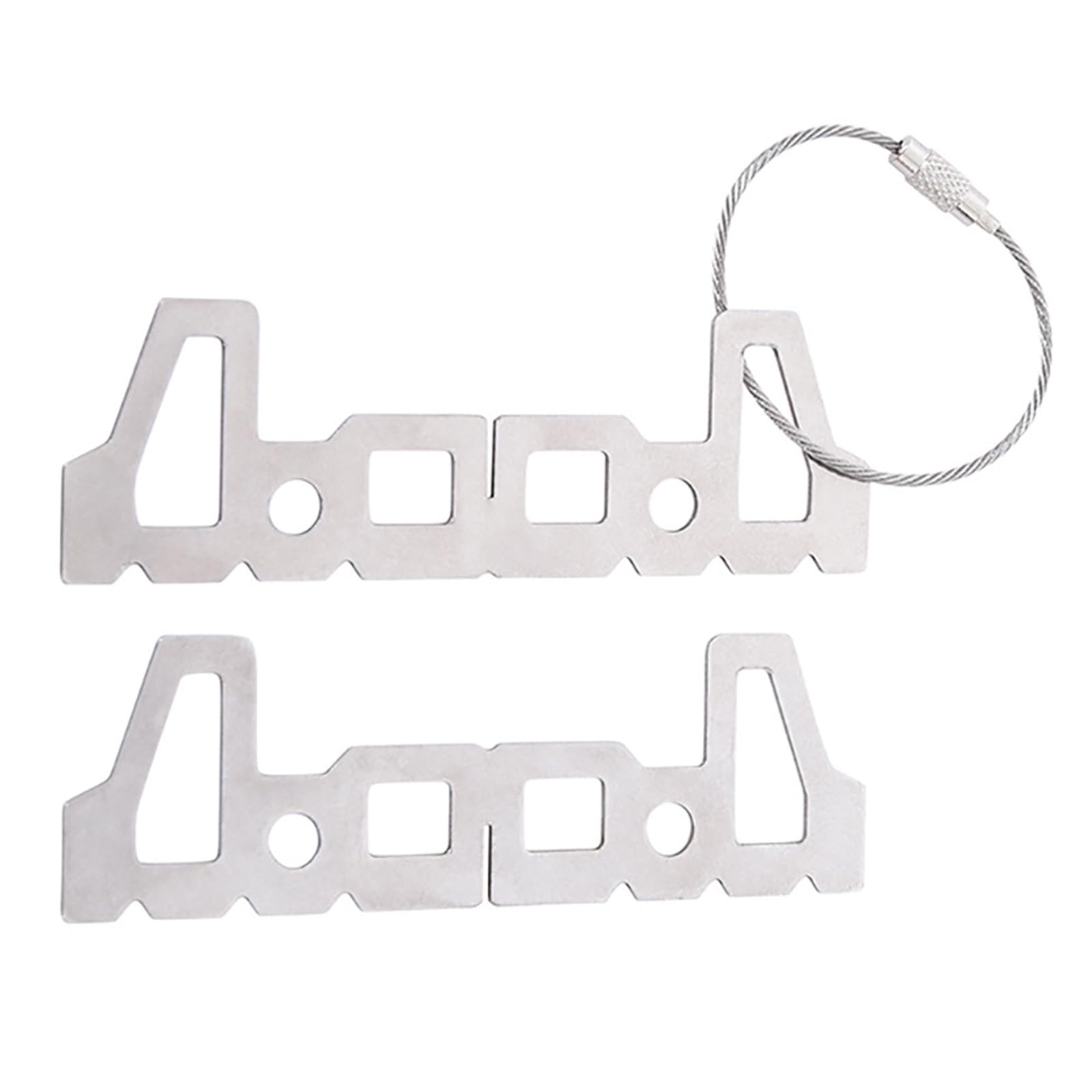 ApexPine 2 Pack Ultralight Stainless Steel Camping Stove Stand, Foldable Alcohol Stove Cross Rack, Portable Pot Support Stand for Outdoor Camping, Hiking, Backpacking & Picnic