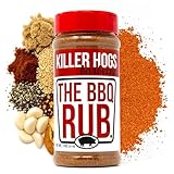 Killer Hogs The BBQ Rub, Championship Barbecue Grill and Smoking Seasoning, Spice Blend for Beef, Steak, Ribs, Burgers, Pork, and Chicken, 11 oz Shaker