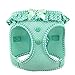 DOGGIE DESIGN American River Choke Free Dog Harness (XS, Teal Polka Dot)