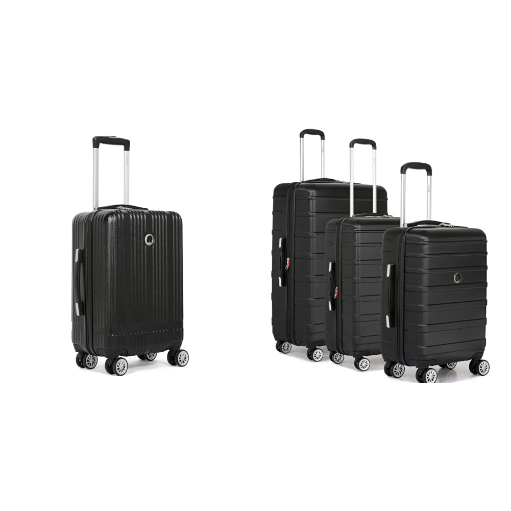 delsey paris IRINE 55 cms Small Cabin Polycarbonate Hard Sided 8 Wheels Spinner Suitcase/Trolley Bag + Margot Trolley Bags Set of 3 Cabin, Medium & Large Luggage Premium Hardside-picture-52