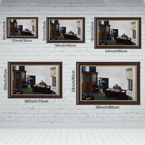 Impression sur toile de qualité supérieure Office at Night Hopper grand format