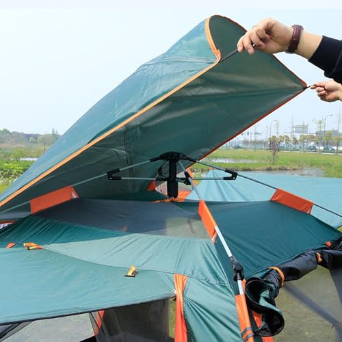 Carpa de camping automática y portátil para familia grande miniatura 7