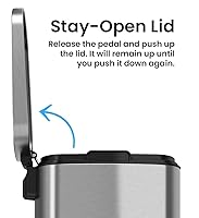 Vista 5 de iTouchless bote de basura