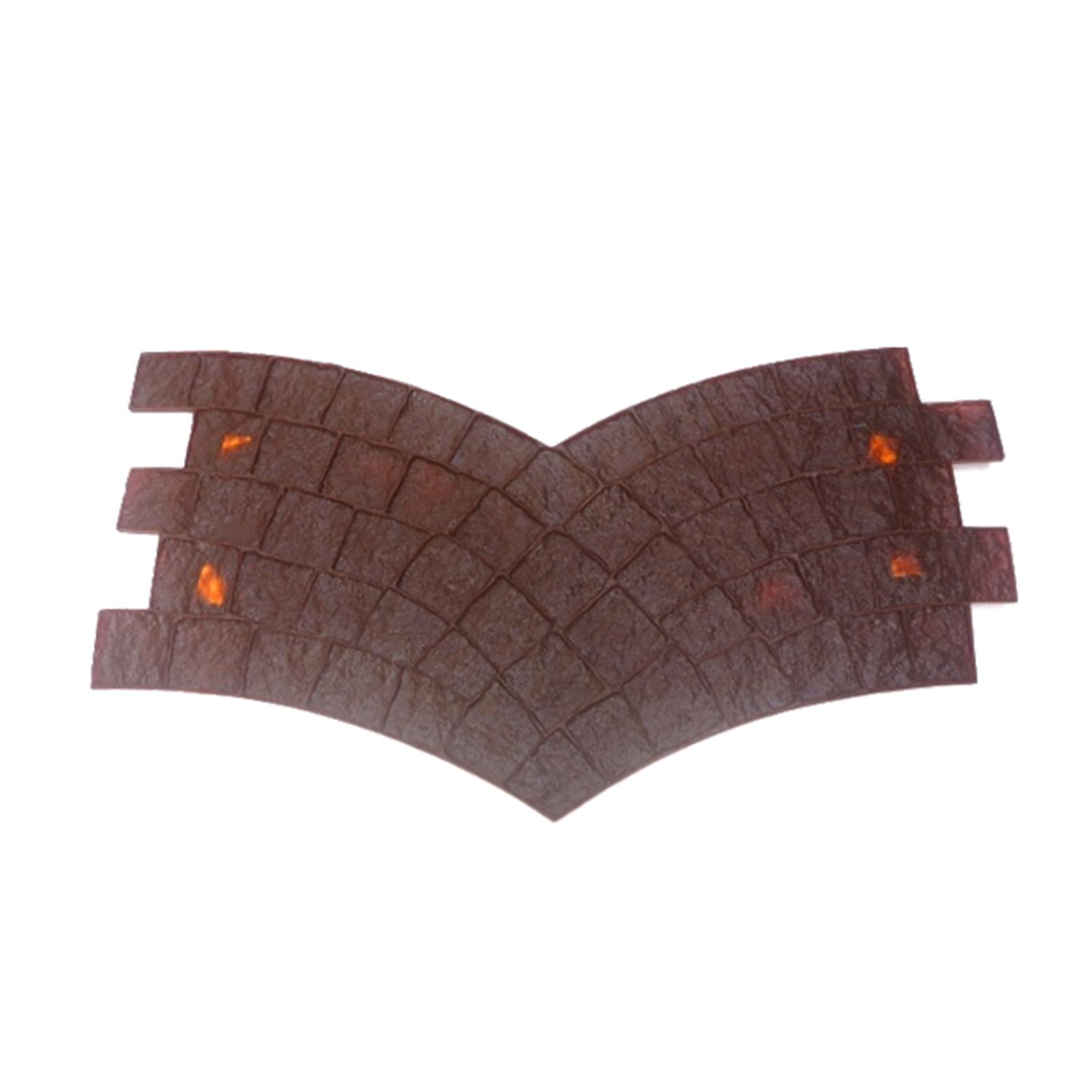 Sjdopulse Style 2 European Fan Concrete Stamps,Texture Stamp Decorative Concrete Imprint Mat,Sturdy Polyurethane Stamping Fan Roads Texturing Skin (Style 2)