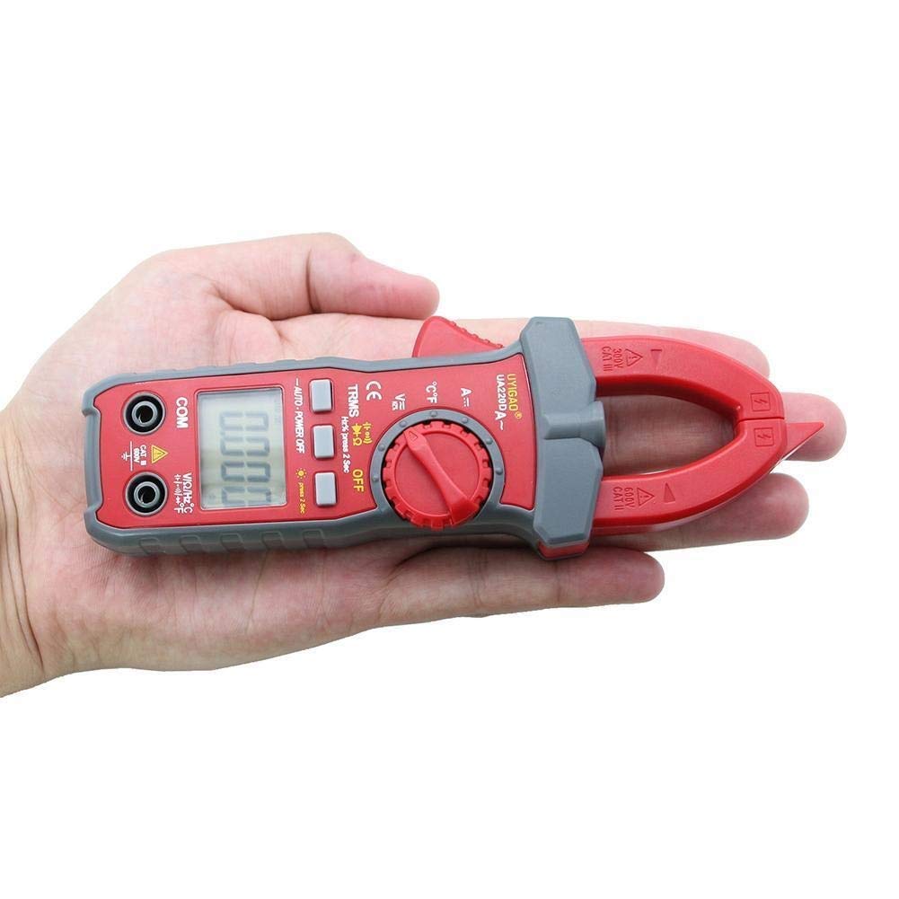 UA220D Handheld Digital LCD Miernik zaciskowy Multimetr DC/AC Napięcie Odporność na częstotliwość temperatury Do laboratorium