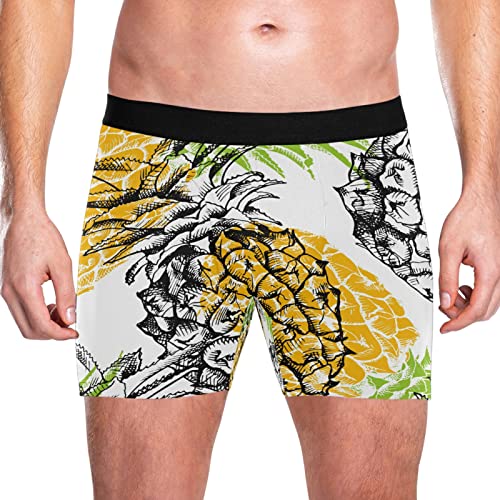 Bóxer para hombre de piñas Vnurnrn en pack de 2 calzoncillos de ropa interior elástica 2