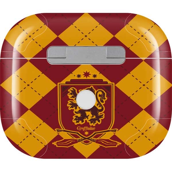 Skinit Decal Audio Skin Compatible with Apple AirPods (3rd Gen, 2021) - Officially Licensed Warner Bros Gryffindor Crest Design
