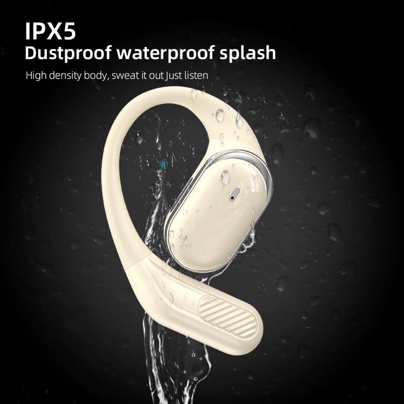 Écouteurs sans fil Bluetooth ergonomiques avec design aéré silicone - 7