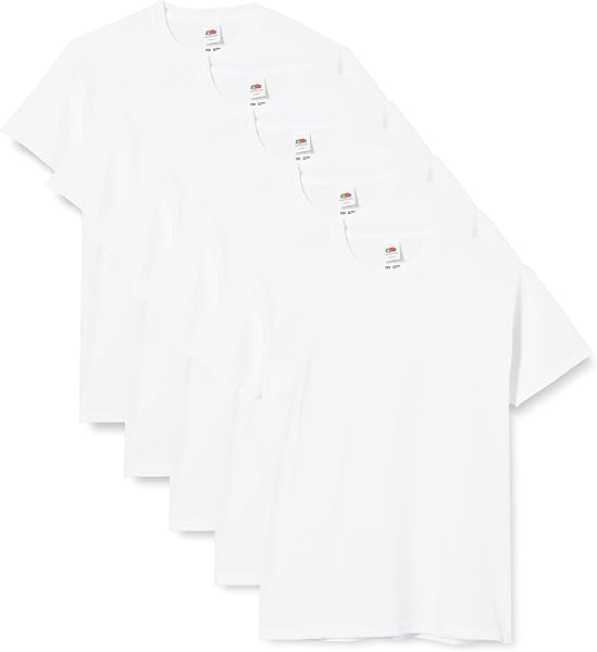 Fruit of The Loom Fruit of The Loom T Originale per Bambini T-Shirt Unisex - Bambini e Ragazzi (Pacco da 5) - 1