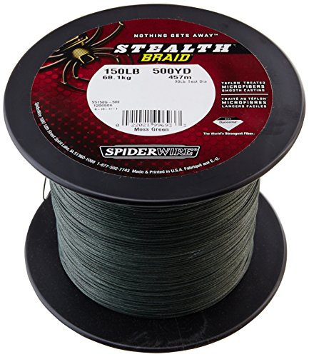SPIDERWIRE Stealth® Superline, Moss Green, 6lb, Multi-coloured