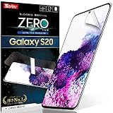 Galaxy S20 用 SC-51A 用 SCG01 用 フィルム ~ 湾曲まで覆える 4D 全面保護 ギャラクシー S20 用 保護フィルム 薄さNo.1 ~ 貼ったら消える魔法のフィルム 気泡ゼロ 2枚セット 極薄0.08mm 究極のすべすべ感 超・衝撃吸収 位置ズレ０シール, 魔法のシール付き