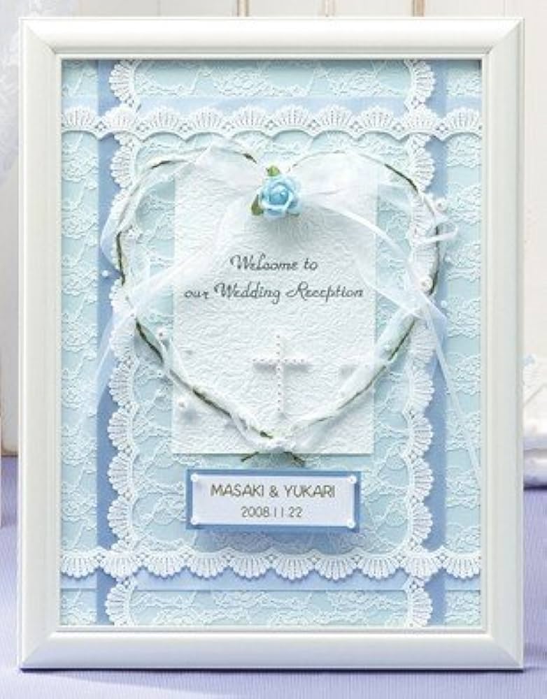 Amazon | エンジェルハートのウェルカムボード 手作りキット ブルー 額