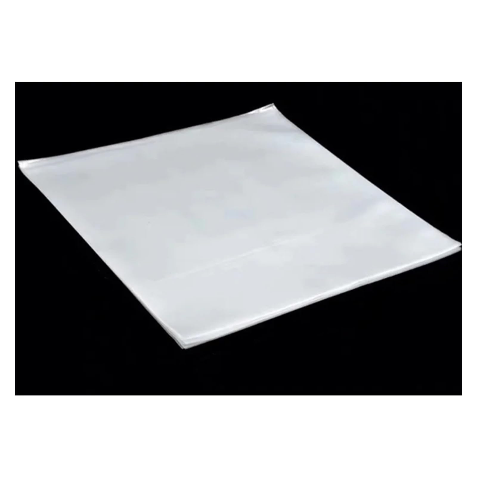100 Pezzi LP Vinile Disco Borsa 12 Pollici Esterno Sacchetto Protettivo Nero Busta di plastica Sacchetto Vinile Disco Manicotti Interni per Dischi in Vinile