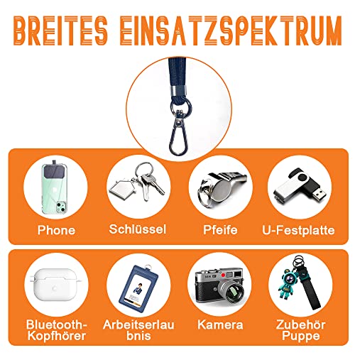 GUMO-LONG Handyband Universal zum Umhängen - Kompatibel mit jedem Handy und Smartphone, Kette zum Umhängen, Hülle mit Kordel… – Ansicht 6