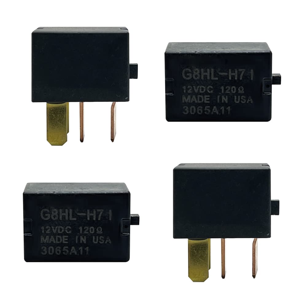 4PCS Automotive Relay G8HLH71 12VDC 4pins, AC Starter Relay G8HLH71 Automotive