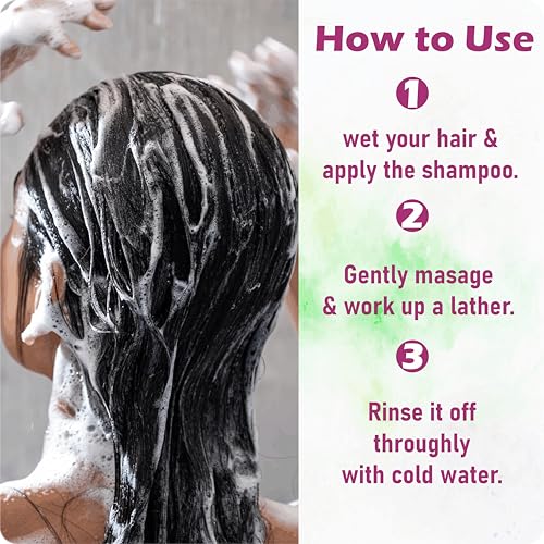 Image of Khadi Natural Red Onion & Bhringraj Shampoo For Men & Women Helps In Hair Fall Control 200ml.