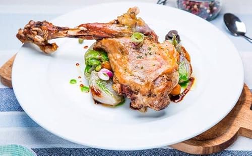 Corsevilla - Pierna de Cordero Asado - Barbacoa - Carne - Gourmet - Calidad - Sin Gluten - Sin Lactosa - Lista para calentar y servir. (900g. aprox.)