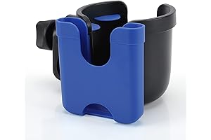 Nuna Cari 2-in-1 Cuna Holder with Phone Adapter - For Bikes, Strollers, Walkers, and Scooters