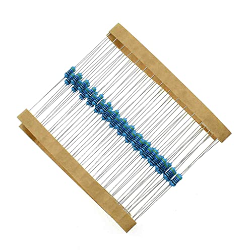 100pcs 1/4W Metal film resistor 1R ~ 1M 100R 220R 330R 1K 1.5K 4K7 ohm (10K)