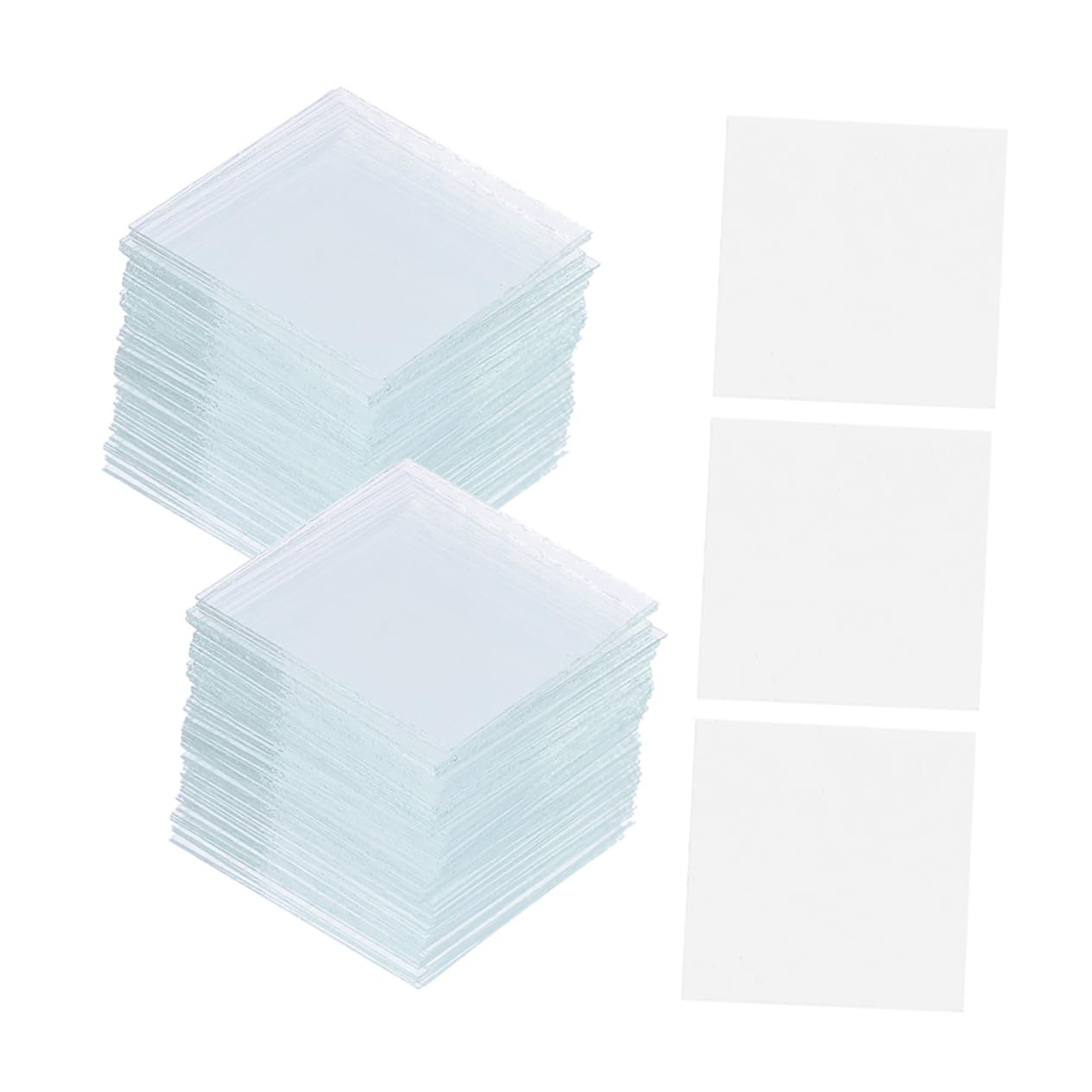 ULTECHNOVO 2500pièces Lames De Microscope Carrées Avec Verres De Couverture Pour Utilisation Laboratoire Et Éducation Robuste Et Fiable