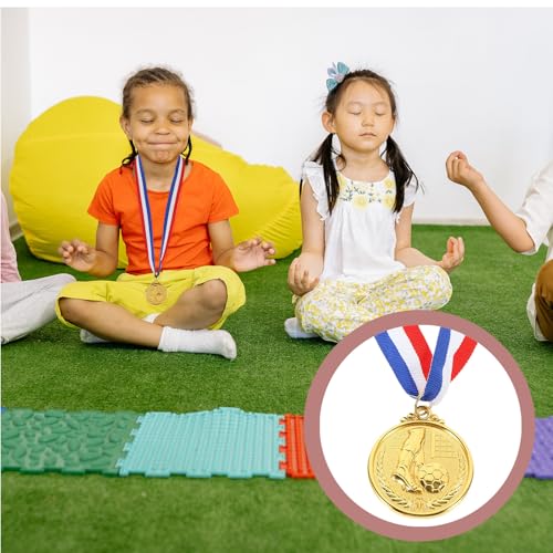 Medallas de fútbol Healeved de aleación metálica con bordes redondeados pulidos de alta calidad 6