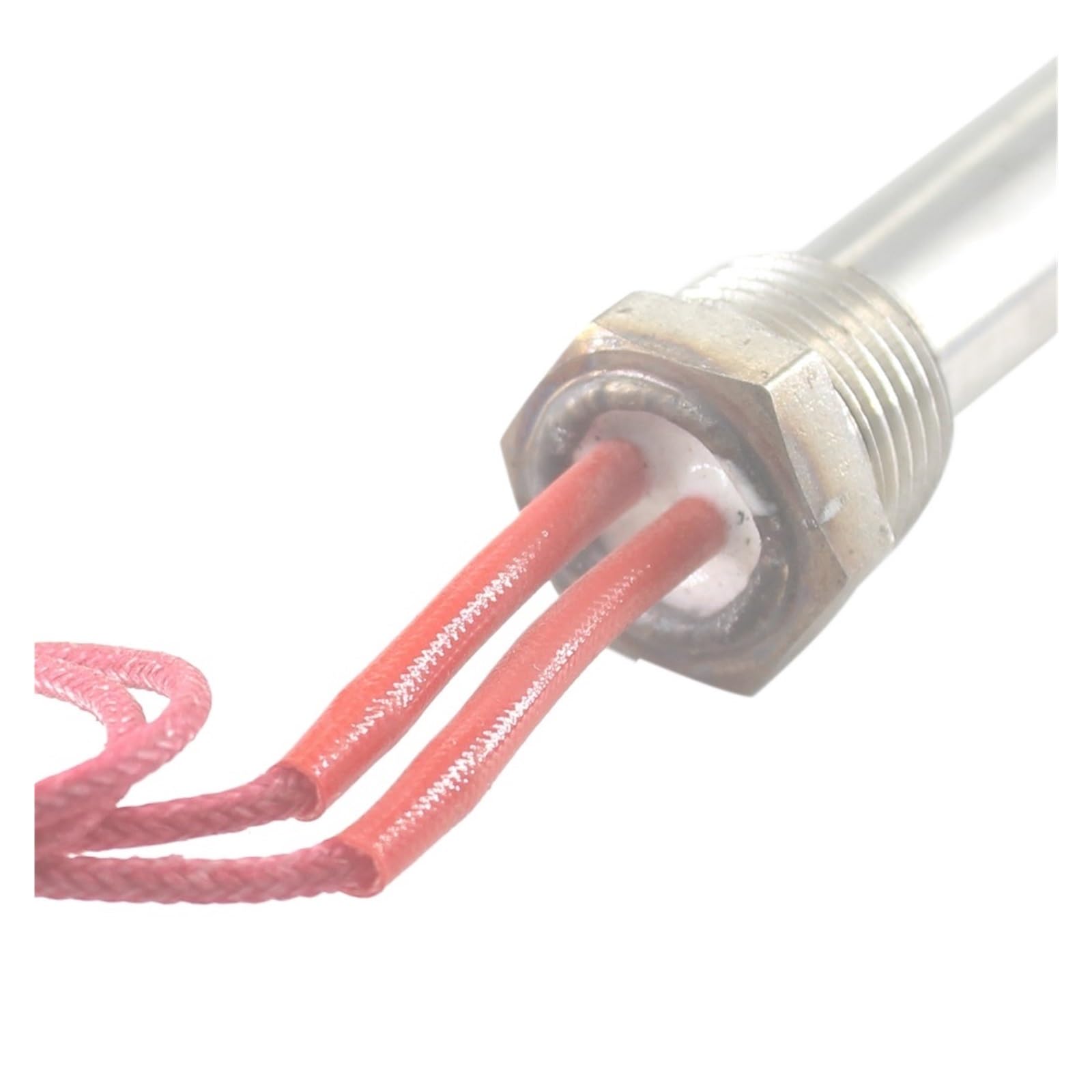 Element grzejny 1/2" kartridż 15 mm średnica rury 220 V cylindryczny element grzejny 0,3 kW/0,5 kW/1 kW / 1,5 kW/2 kW grzejnik rurowy (1 kW 15 x 200 mm)