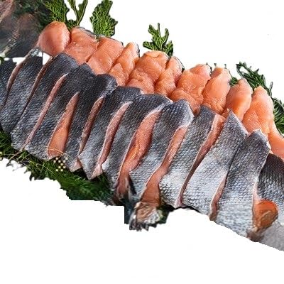 新巻鮭1本分 3〜4切カット(300g前後)×6袋程 北海道 さけ 天然 小分け