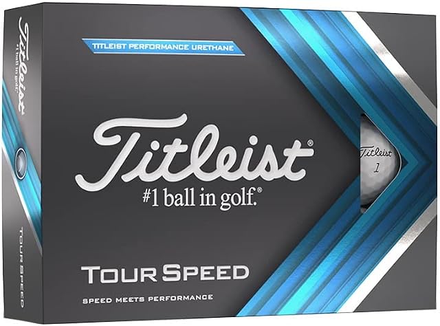 TITLEIST Tour Speed Golf Ball, White, One Size