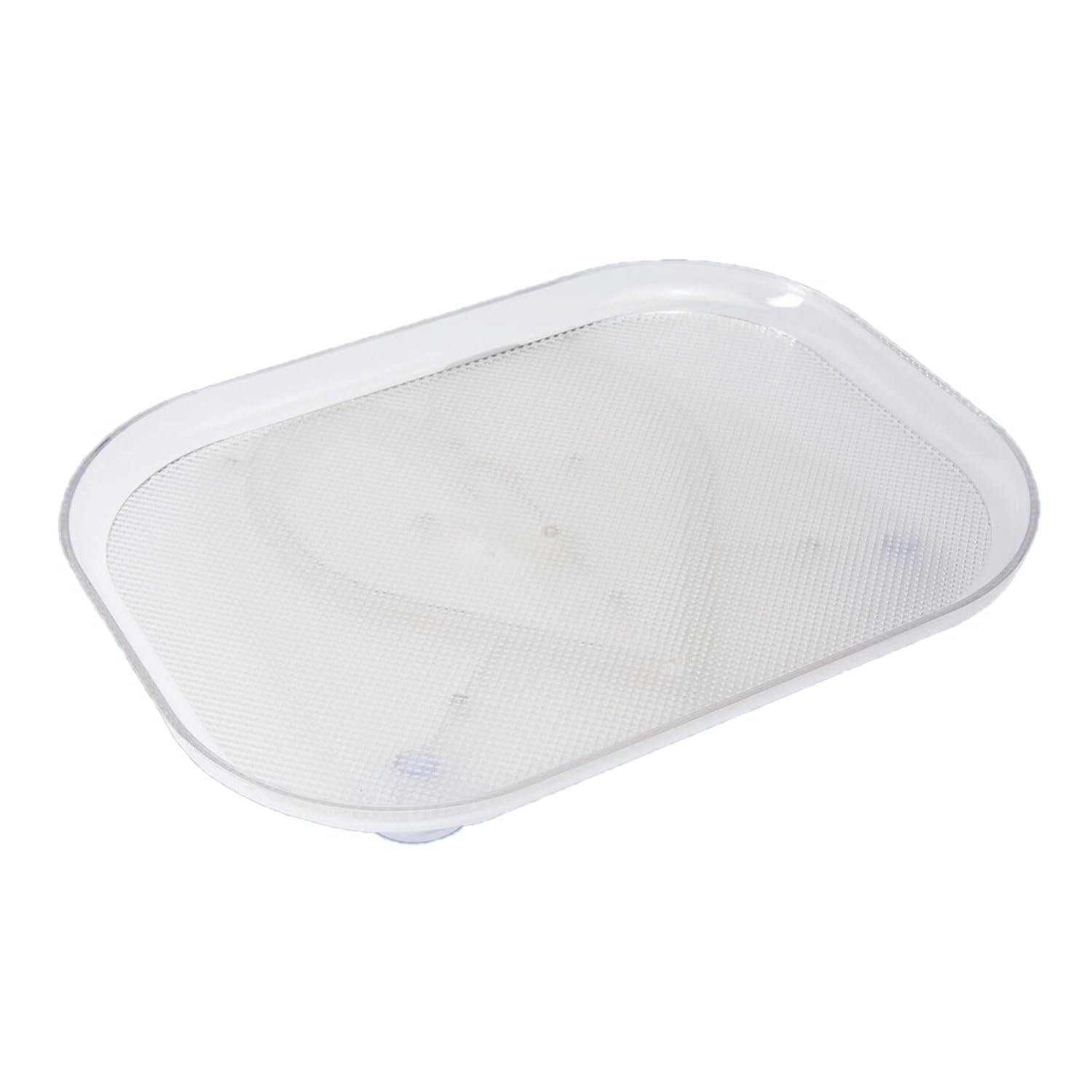 Coopers Of Stortford Clear Lazy Susan Turntable Organiser For Fridge, Rectangular Fridge Organisers Storage, Rotating Spice Rack, Lazy Susan Organiser For Cabinet Table Pantry Kitchen Countertop