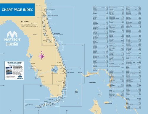 Maptech Paper Charts Maptech Chartkit Book W/Companion Cd - Florida East Coast & The Keys #TOP2