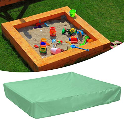Kuuleyn Couverture de Piscine, Couverture de Piscine carrée Couverture imperméable de bac à Sable d'enfants pour la Cour arrière de Jardin(Green 200 x 200 x 20cm)
