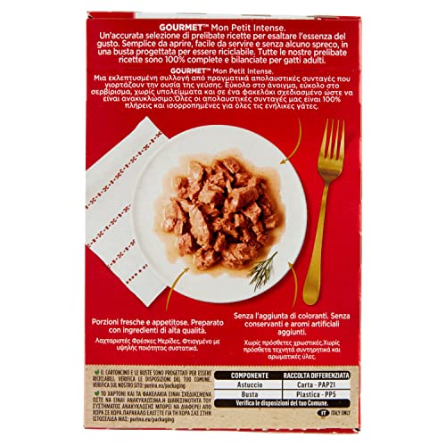 PURINA Mon Petit Scelta Deliziosa Con Carni Delicate Mangimi Umidi Per Gatti