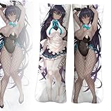 MEIREYISHENG Anime Body Pillow Hentai Throw Pillow Waifu Pillow Custom Body Pillow Case 2-Side Print Pillow Case 59 in X 19.6 in(Uncensored) Color-Q