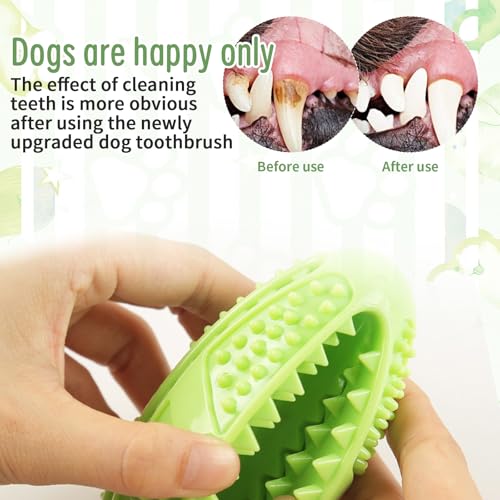 DHSWNNG 2 Stück Hundespielzeug Intelligenz, Kauspielzeug Hund Naturkautschuk und Zahnpflege Hunde Beschäftigung Hundespielzeug Unzerstörbar für Spielzeug Hunde (6 cm)