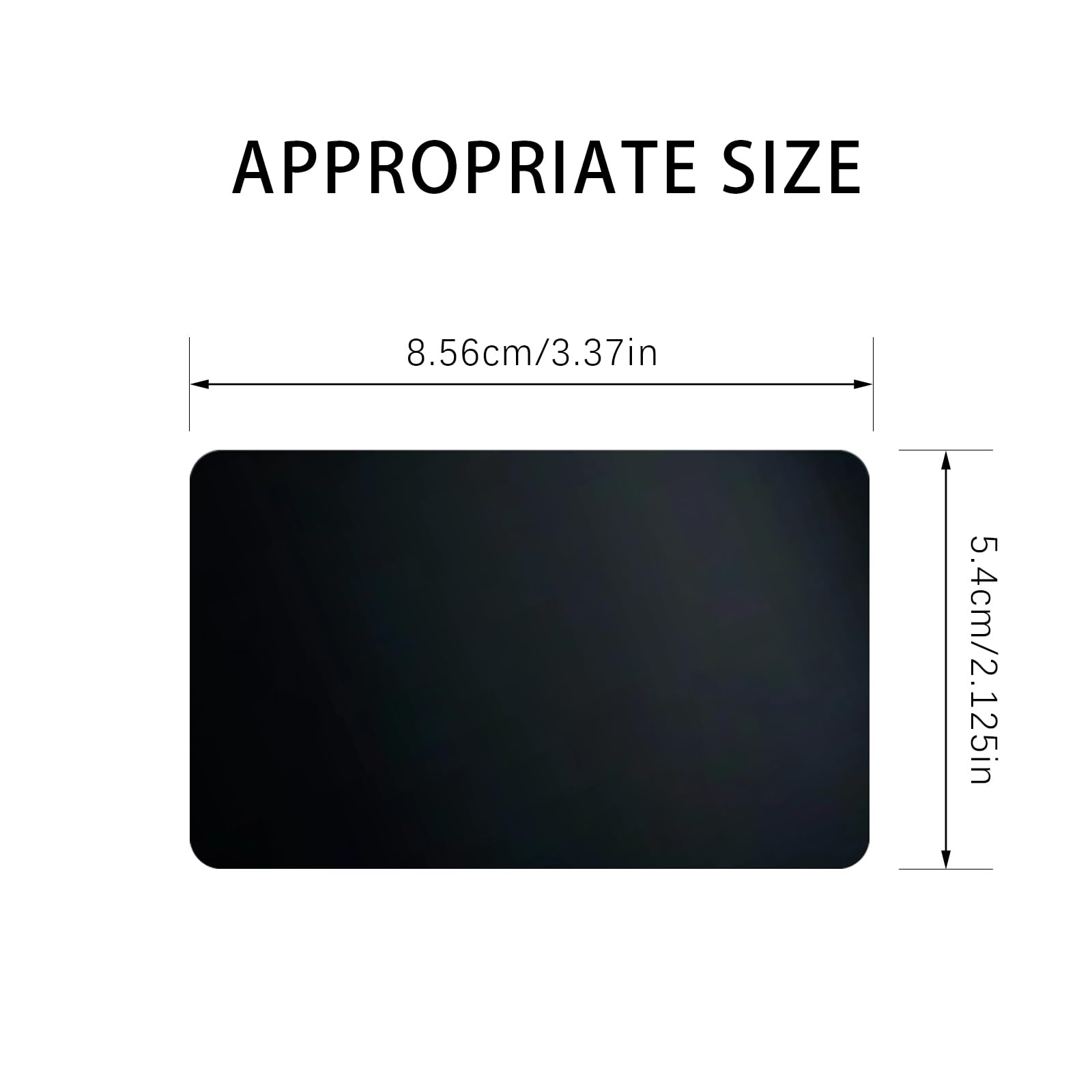 ANNASAMDO 100 Stück Metall-Karten Blanko - Edelstahl Visitenkarten Zum Selbergravieren