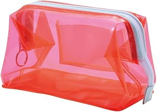 キングジム ポーチ チアーズ ワイヤーポーチ 大きく開く 赤 CH5540T-R