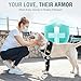 Dog Shoulder & Elbow Brace – Anti-Licking Sleeve for Shoulder Dislocation, Elbow Injuries, Postoperative Recovery – Reflective, Breathable Dog Front Leg Brace Support, Cone Alternative – Left Leg, L